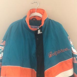 Vintage dolphins pro line starter coat